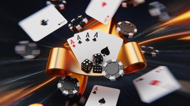 Caribbean Stud Poker table layout at dewa 808